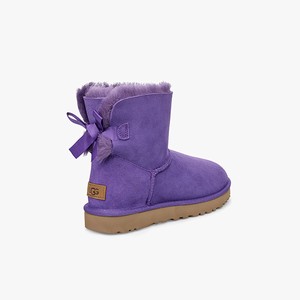 Ugg Mini Bailey Bow II Klassiska Stövlar Dam Lila (374892FEP)